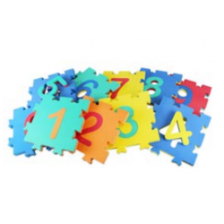 Numbered Puzzle - 10 units - 33x33x3cm